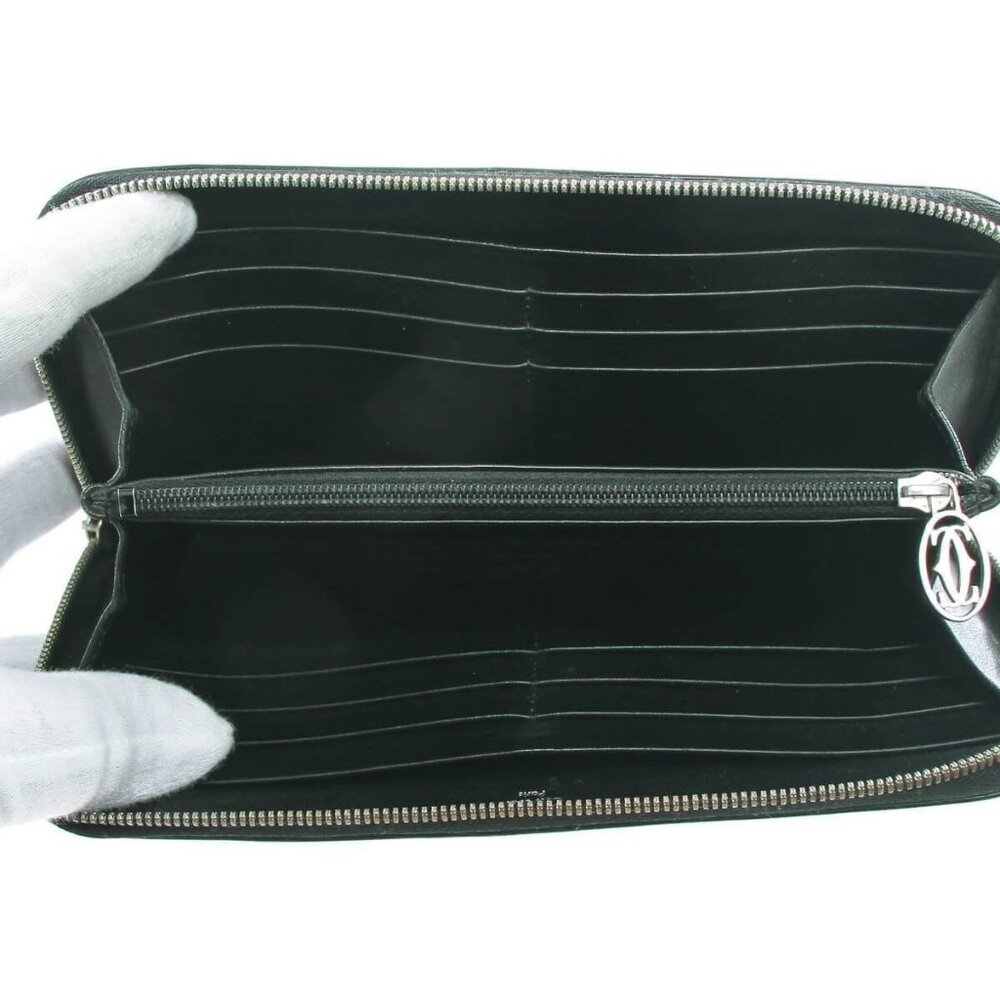 Authentic Must De Cartier Happy Birthday black zippy wallet - Picture 5 of 11